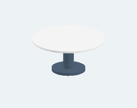 Geometría original: Mesa redonda · pedestal
